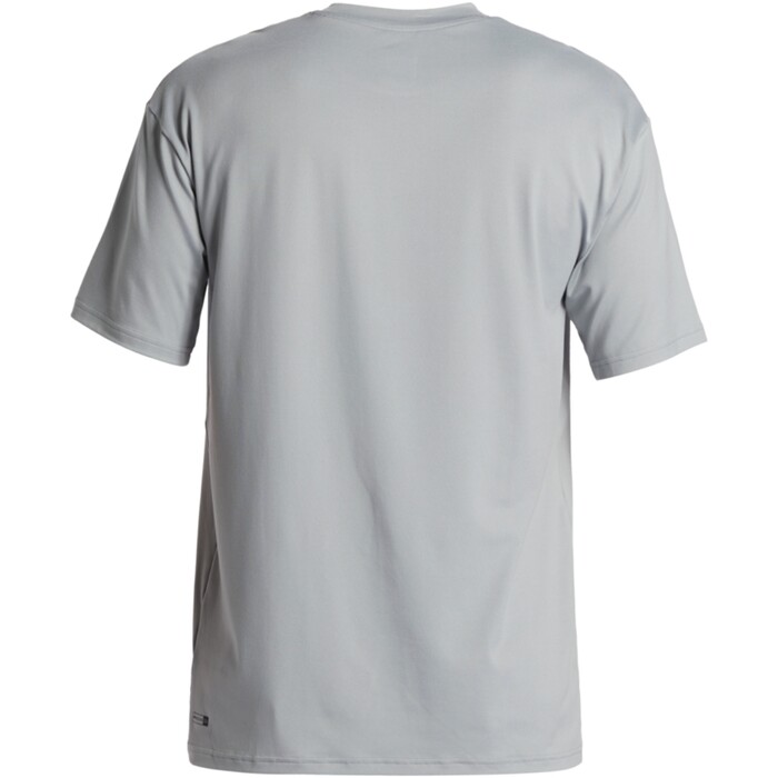 2024 Quiksilver Mens DNA Bubble Logo Surf Short Sleeve Tee AQYWR03186 - Quarry